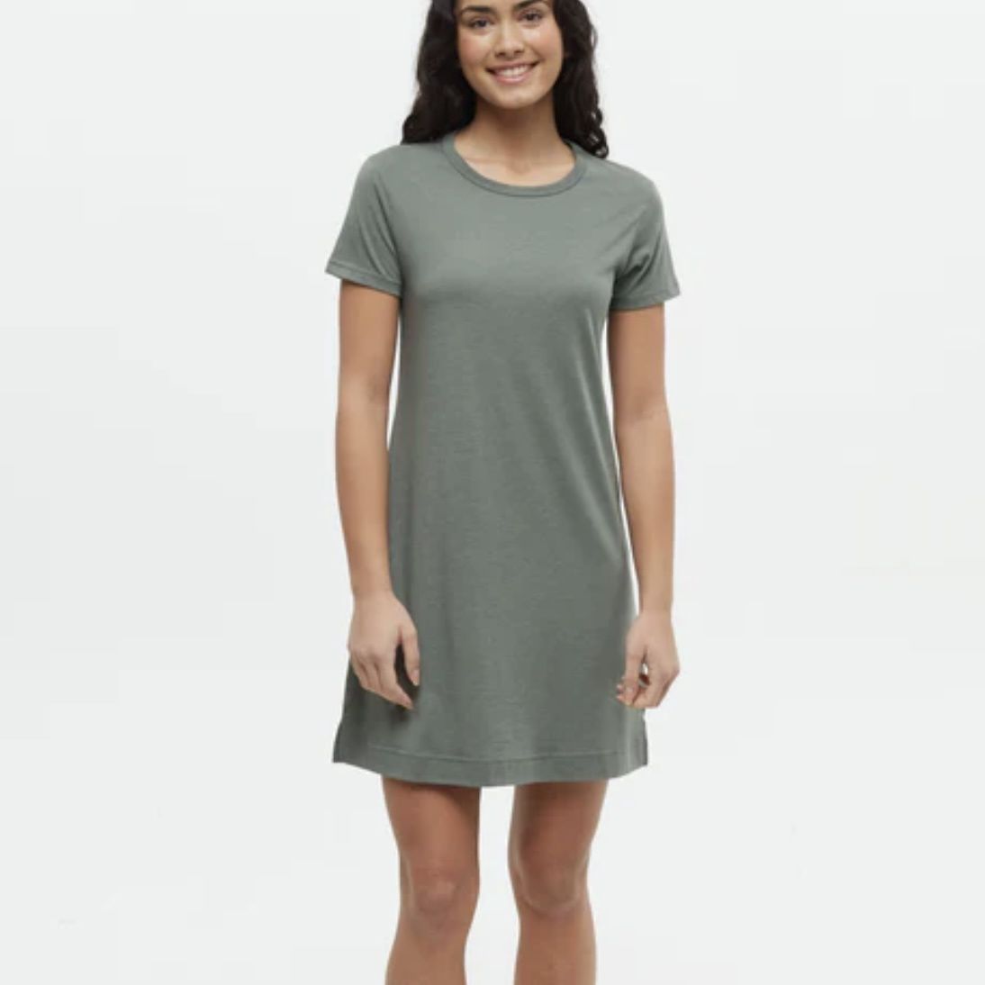 TenTree Birchwood Dress Agave Green