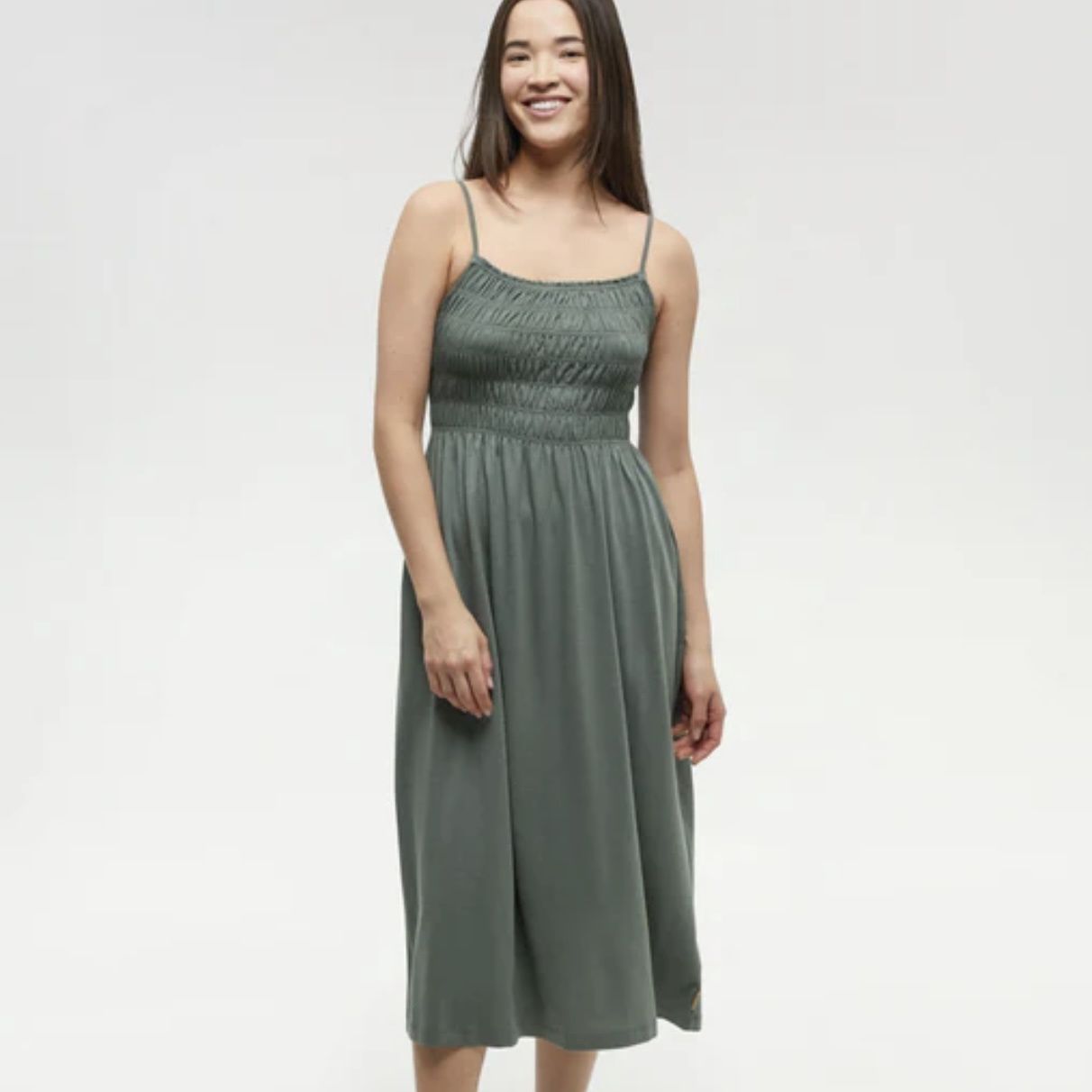 TenTree Driftwood Dress Agave Green