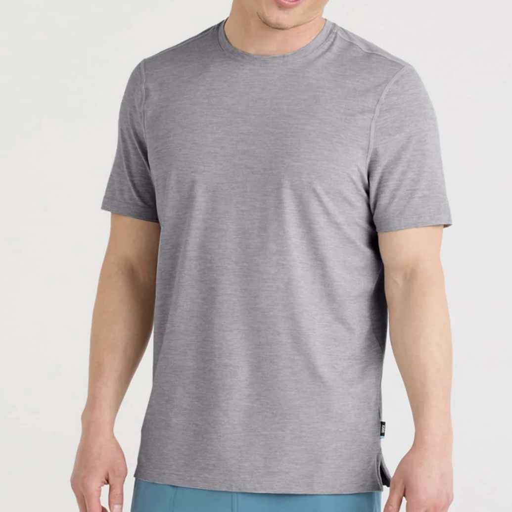 Saxx Droptemp All Day Cooling Tee Tradewinds Heather