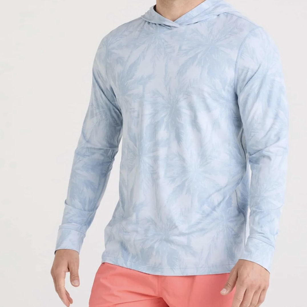 Saxx Droptemp All Day Cooling Hood Vacation Vibes Blue