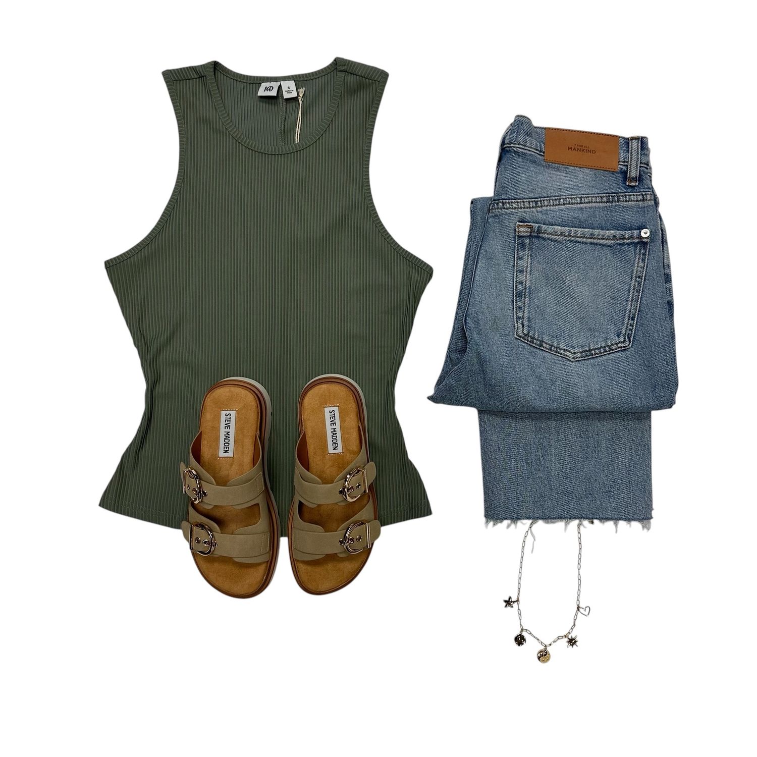 TenTree Haines Tank Agave Green