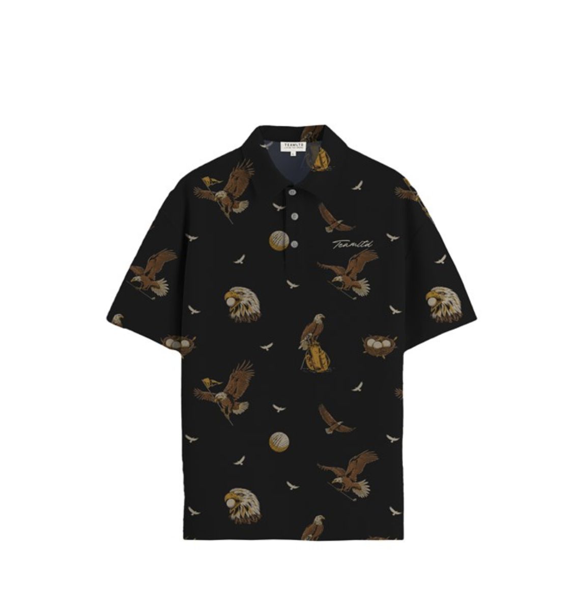 TEAMLTD Par-Tee-Polo Black Eagle