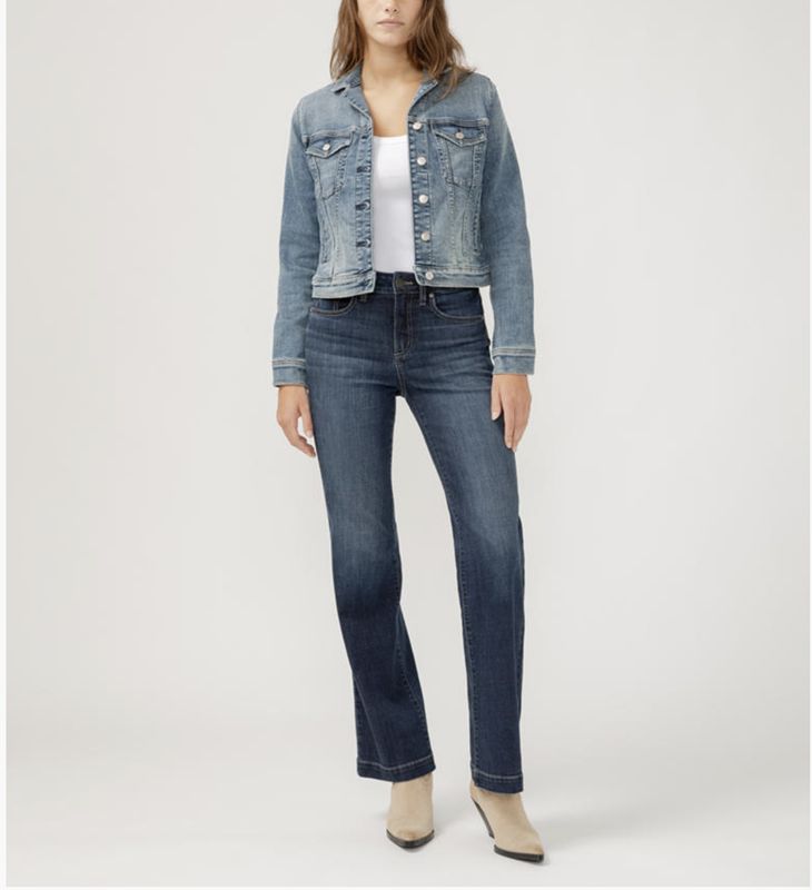 Silver Jeans Fitted Jean Jacket