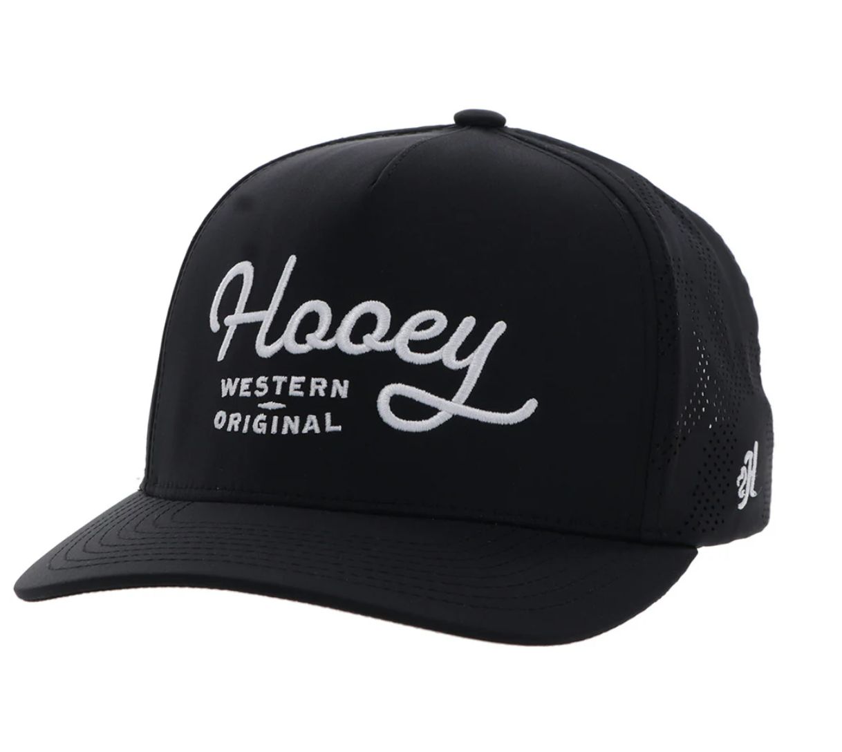 Hooey YOUTH &quot;OG&quot; HOOEY HAT BLACK W/WHITE STITCHING