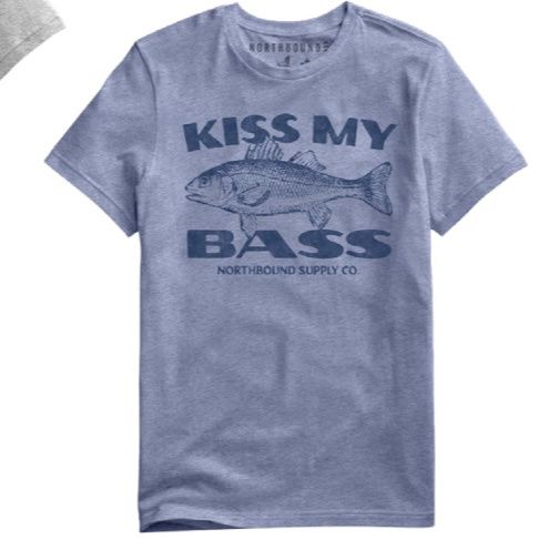Northbound Supply Co.  Kiss my Bass T-Shirt