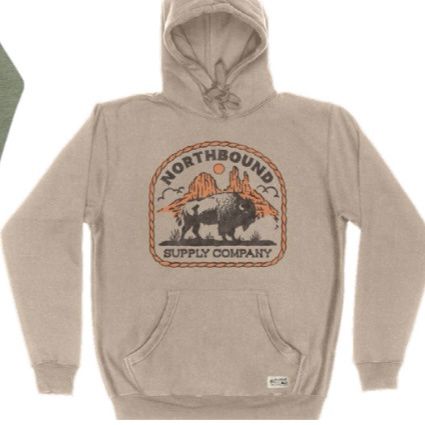 Northbound Supply Co. Western Bison Hoodie