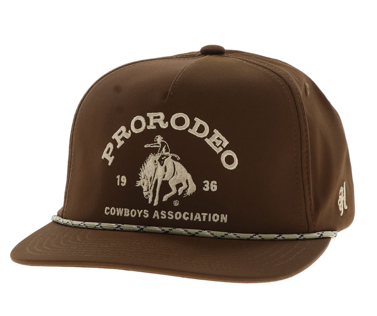 Hooey&quot;PRORODEO&quot; HAT BROWN W/GOLD LOGO