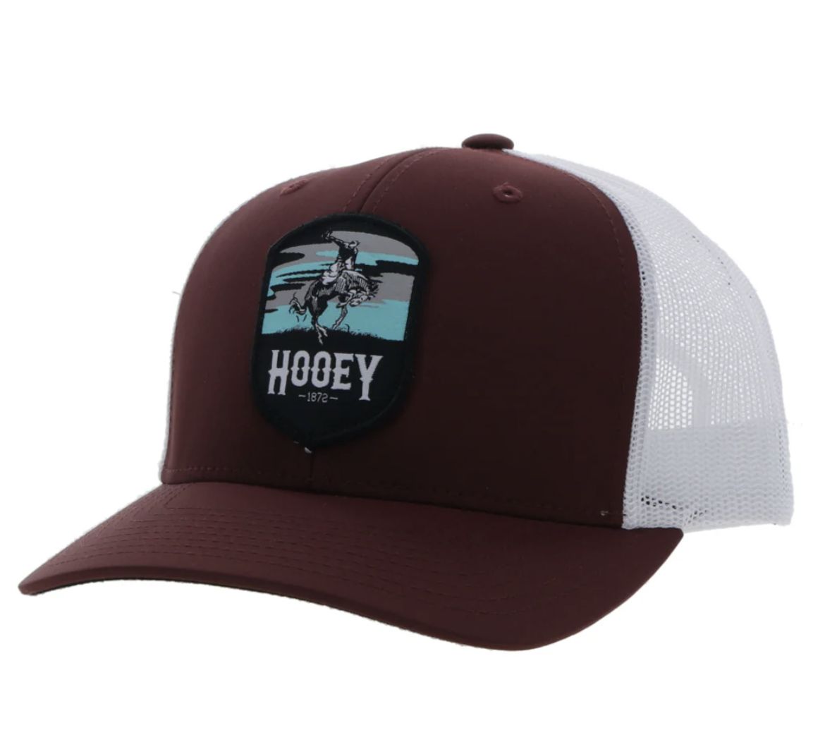 Hooey&quot;CHEYENNE&quot; MAROON/WHITE SNAPBACK HAT