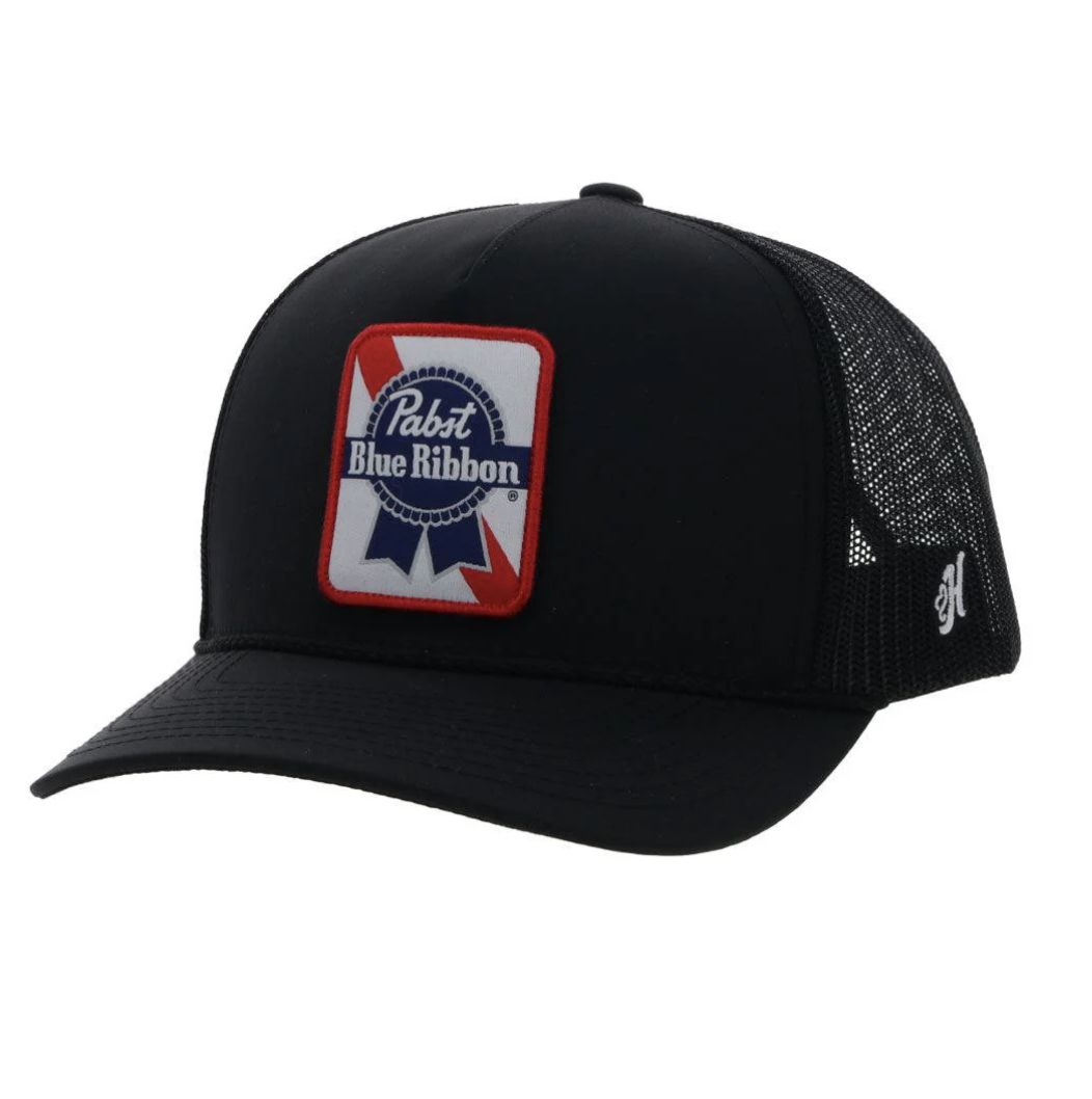 Hooey&quot;PABST BLUE RIBBON&quot; BLACK/WHITE HAT