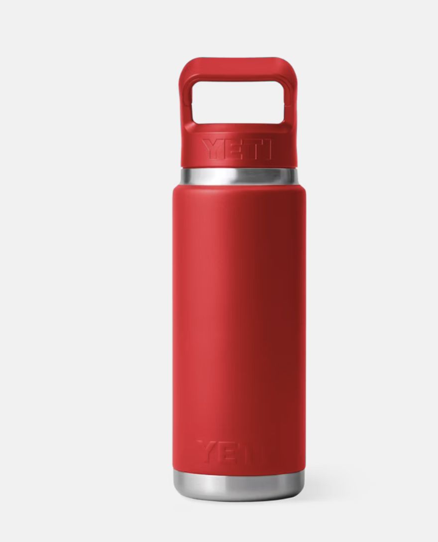 Yeti RAMBLER® 769 ML WATER BOTTLE  WITH COLOUR-MATCHED STRAW CAP Rescue Red