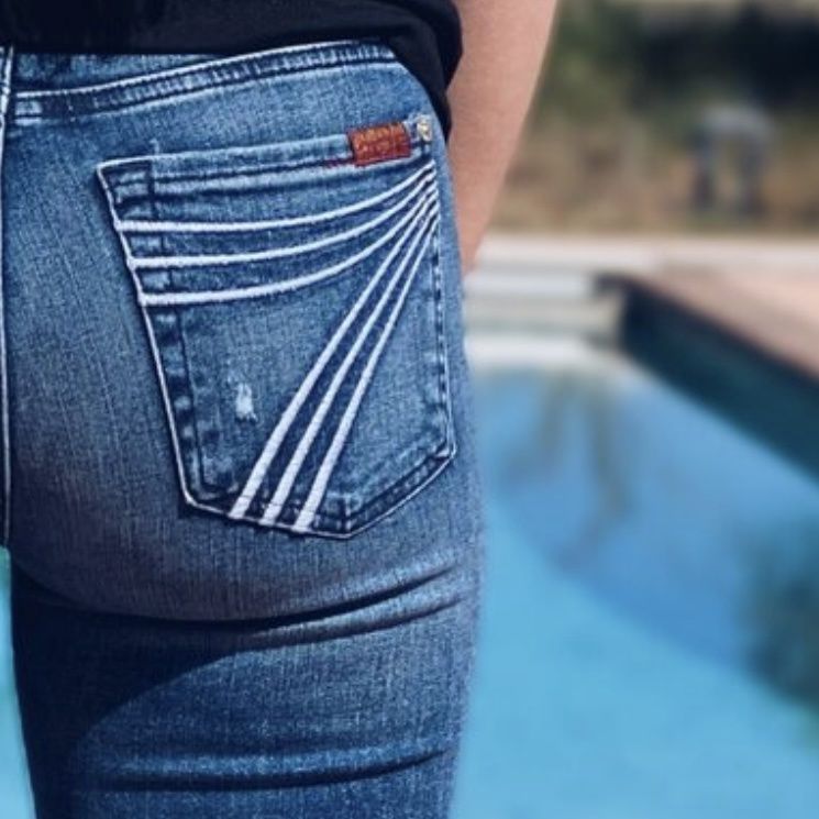 Seven For All Mankind Dojo Lake Blue Tailorless