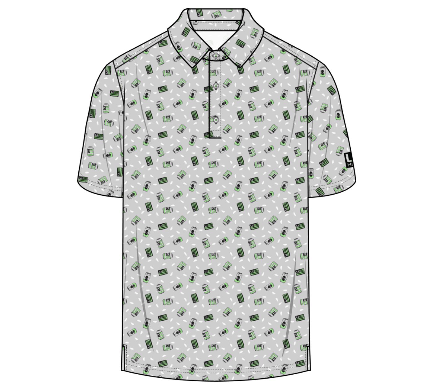 HUK PRINT PURSUIT PERFORMANCE POLO