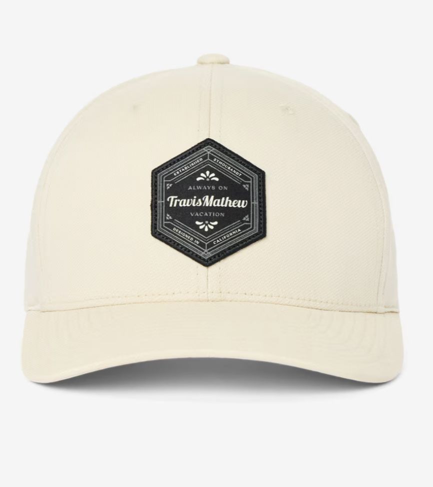 Travis Mathew in the chase Italian Sand Snapback