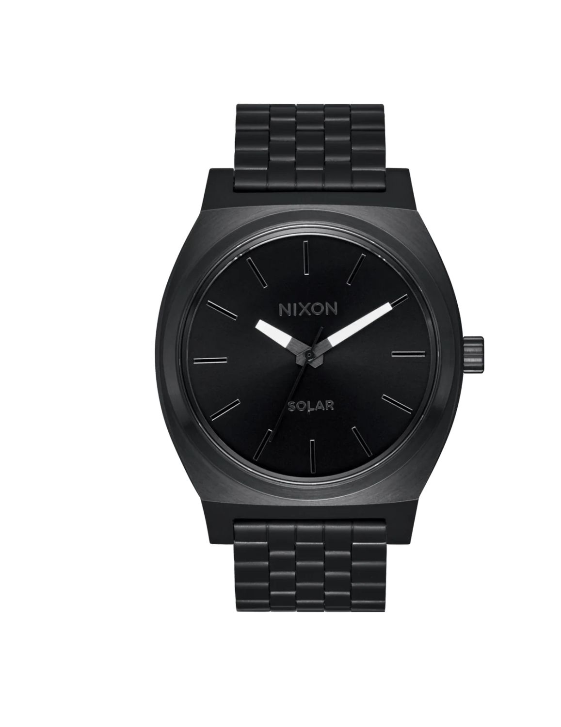 Nixon Time Teller Solar All Black White