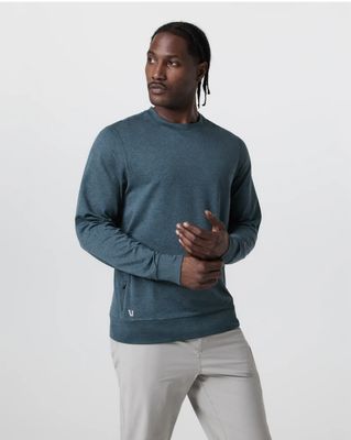 Vuori Ponto Performance Crew Deep Sea Heather