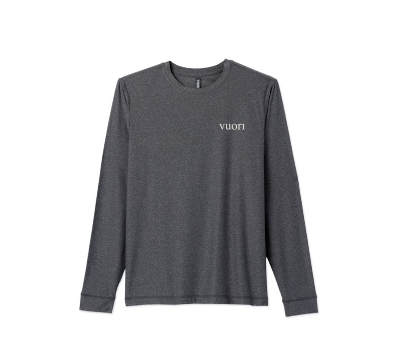 Vuori Uluwatu Charcoal Heather Sun Protection LS