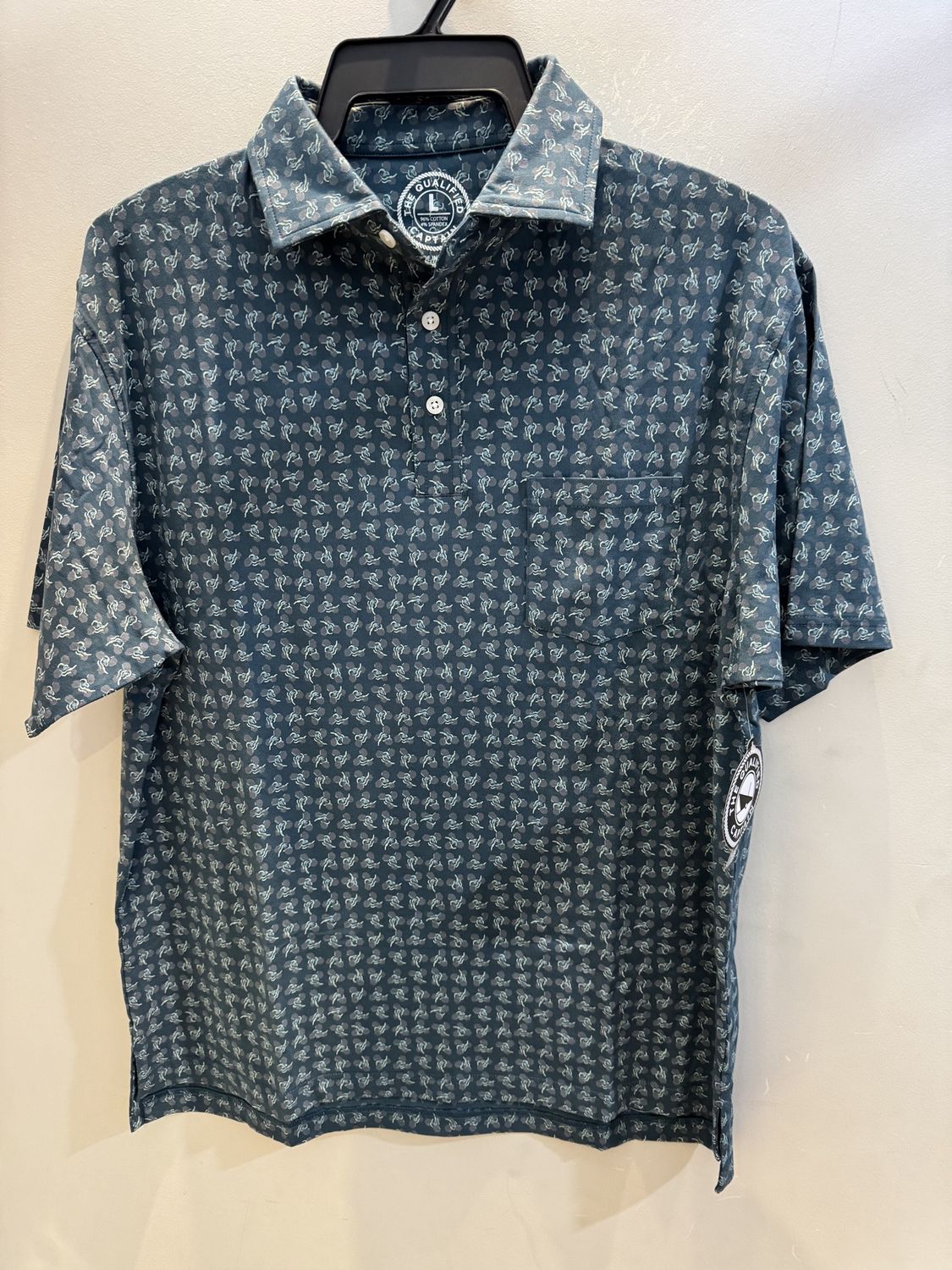 The Qualified Captain Prop Polo Ocean Blue