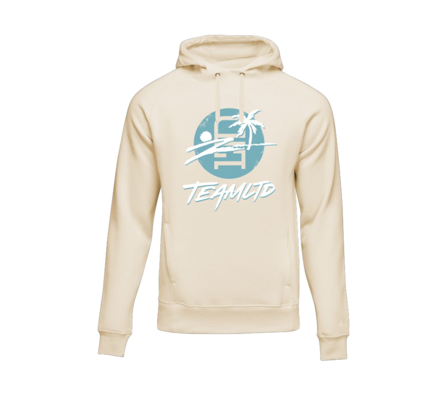 TEAMLTD Logo Palm Sand Hoodie