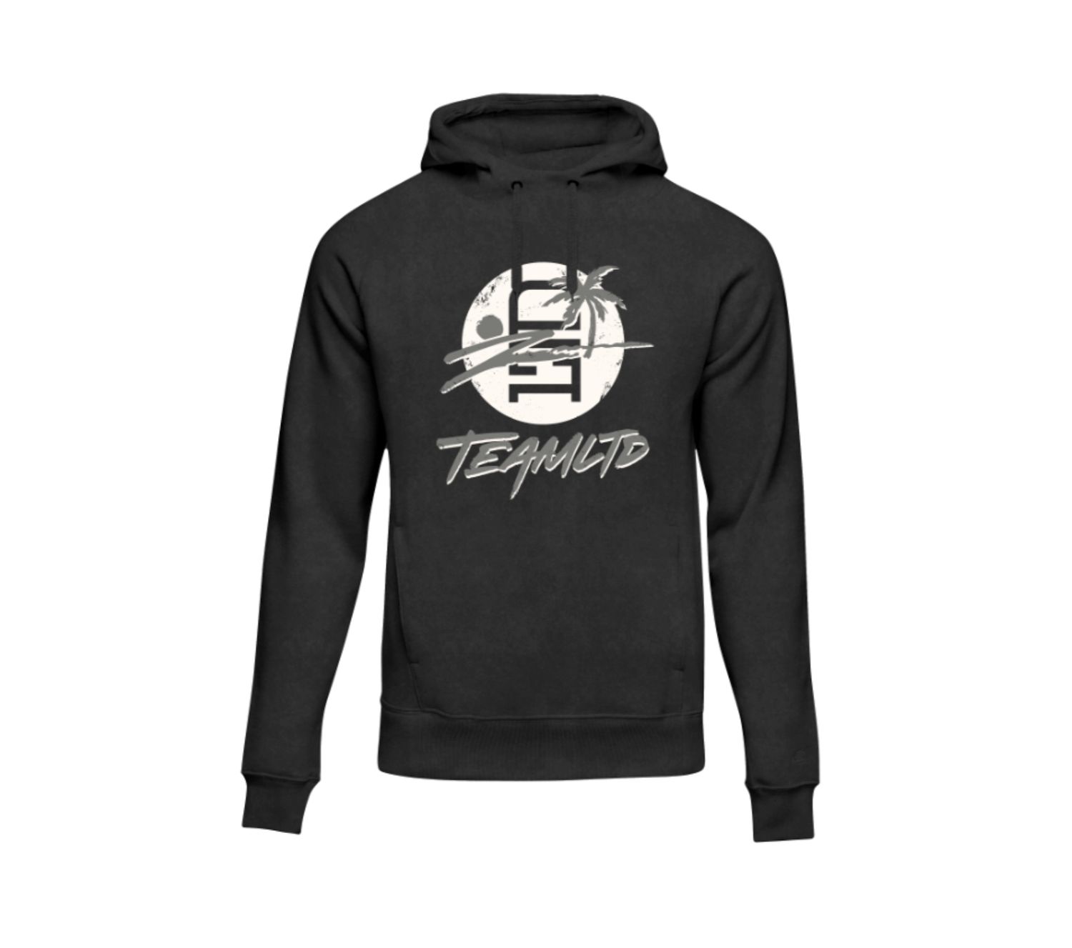 TEAMLTD Logo Palm Black Hoodie