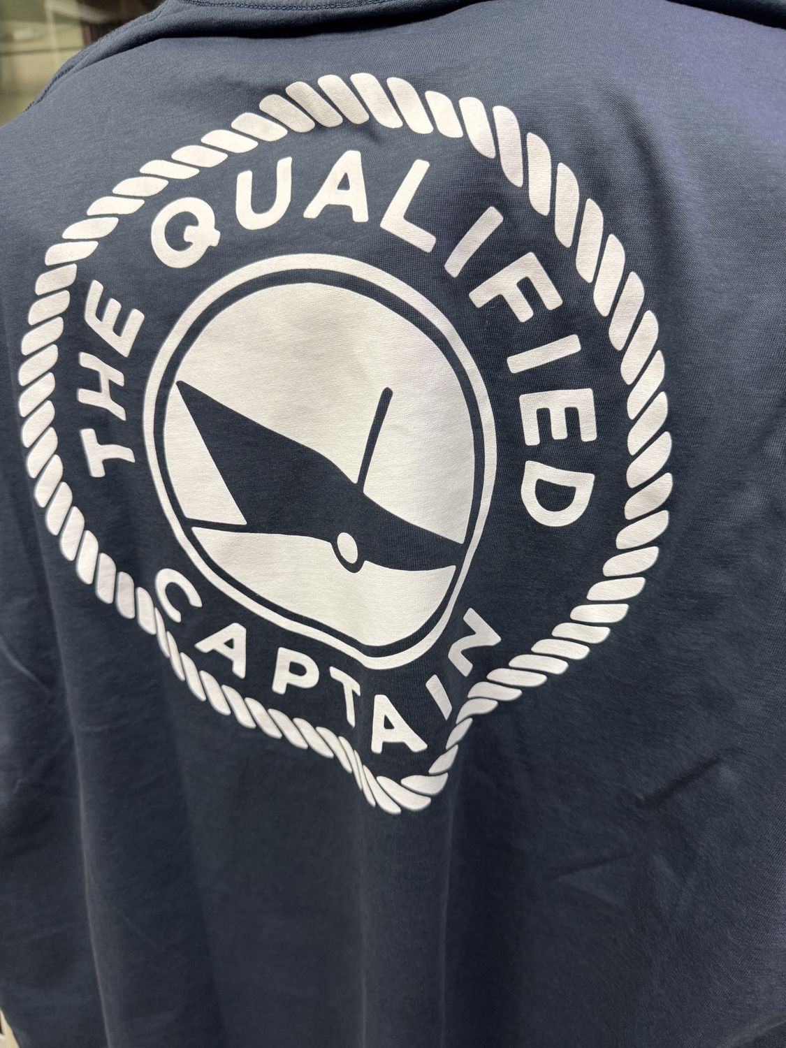 The Qualified Tee Petrol Blue