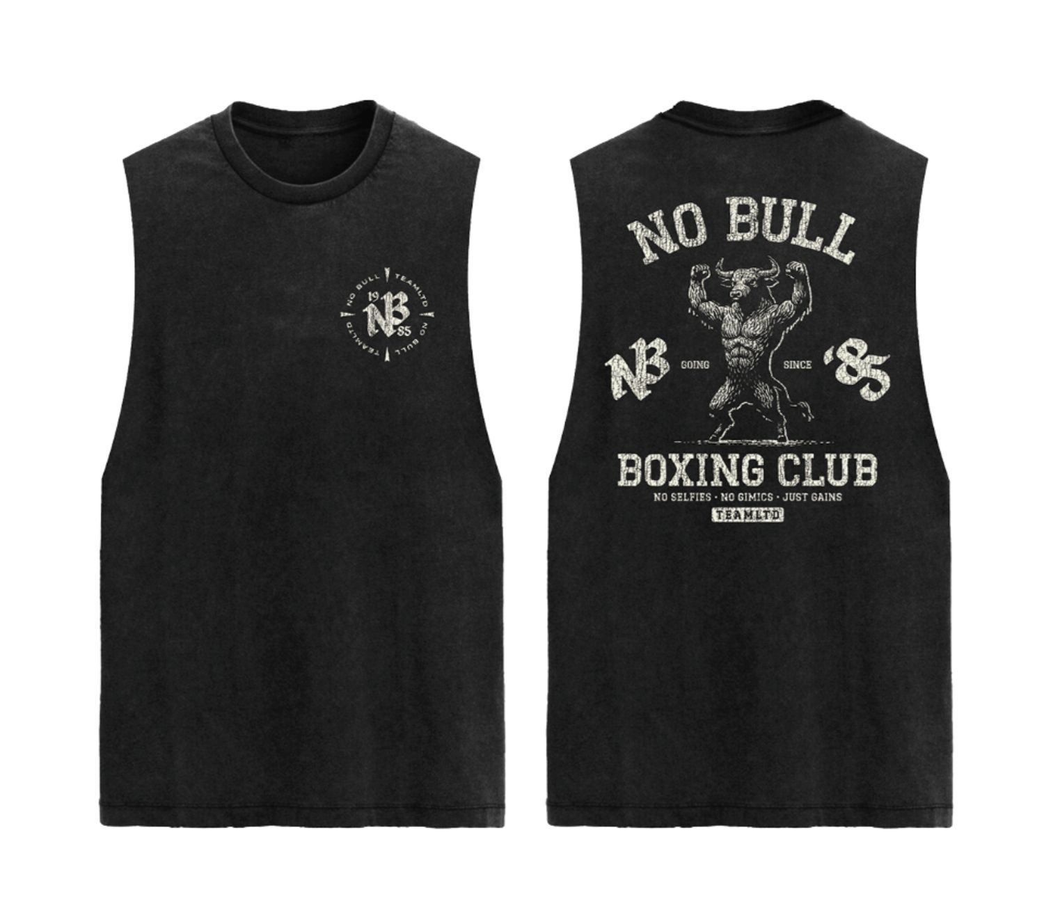 TEAMLTD No Bull Aussie Tank V-Black