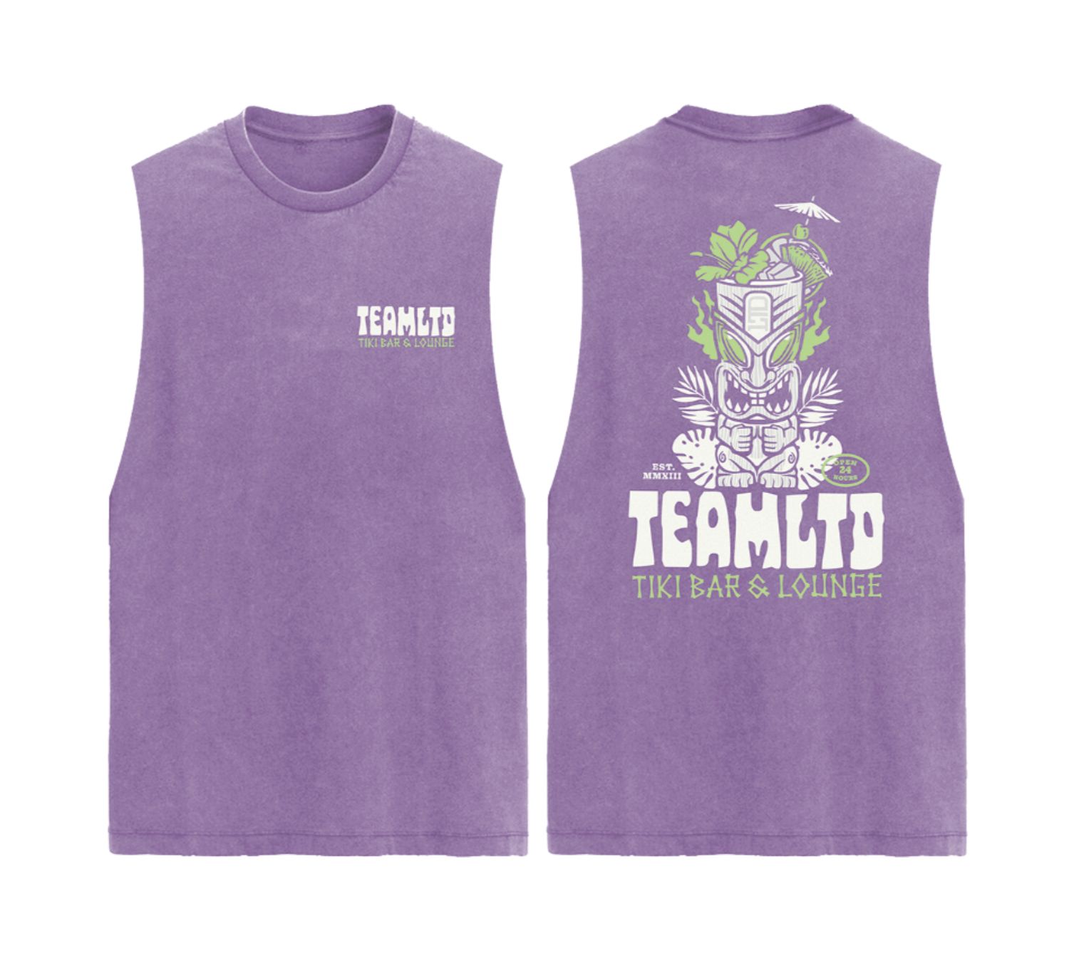 TEAMLTD Tiki Aussie Tank Purple