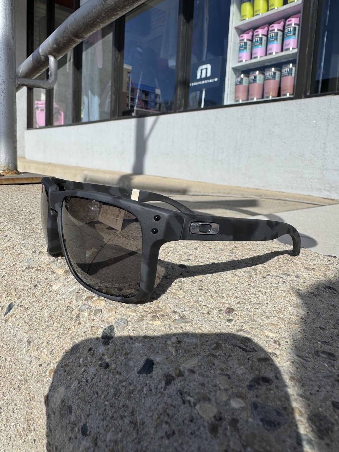 Oakley Holbrook Custom Black Camo and Pick Jade Fire or Black Prizm Polarized
