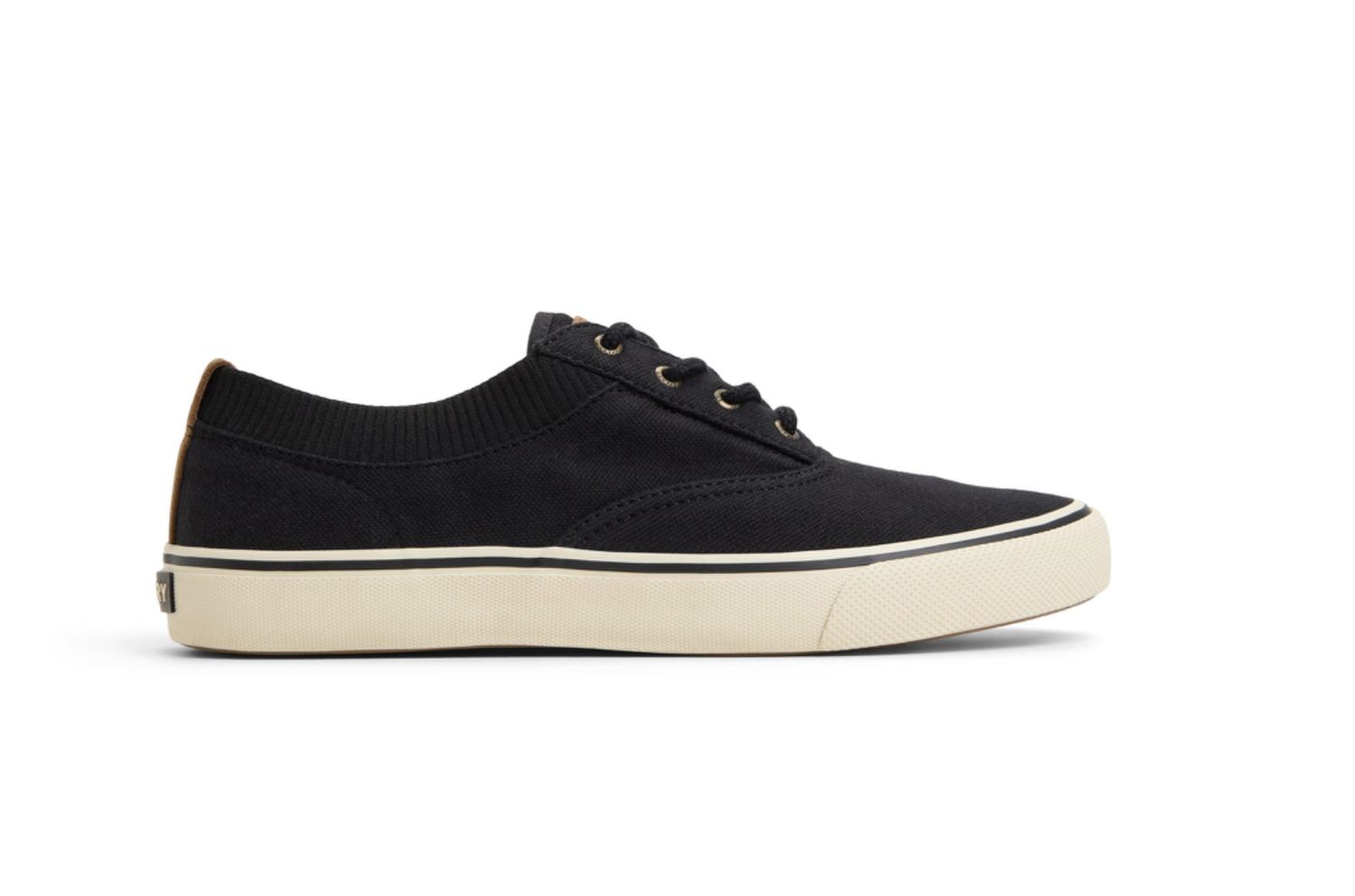 Sperry Striper II Knit Sneaker Black