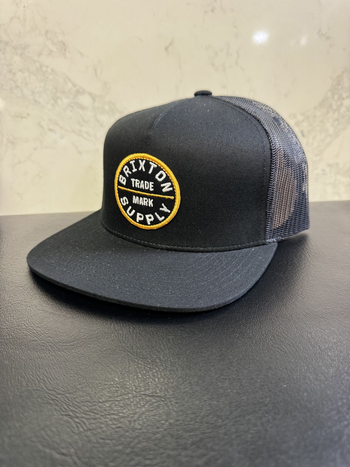 Brixton Oath Trucker Black Snapback