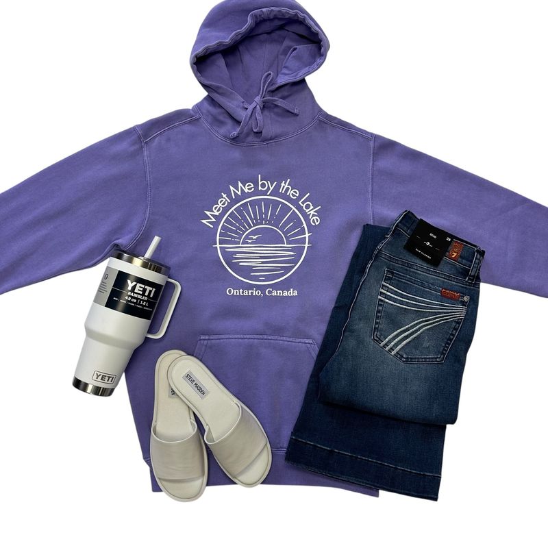Meet Me By The Lake Hoodie Orchid