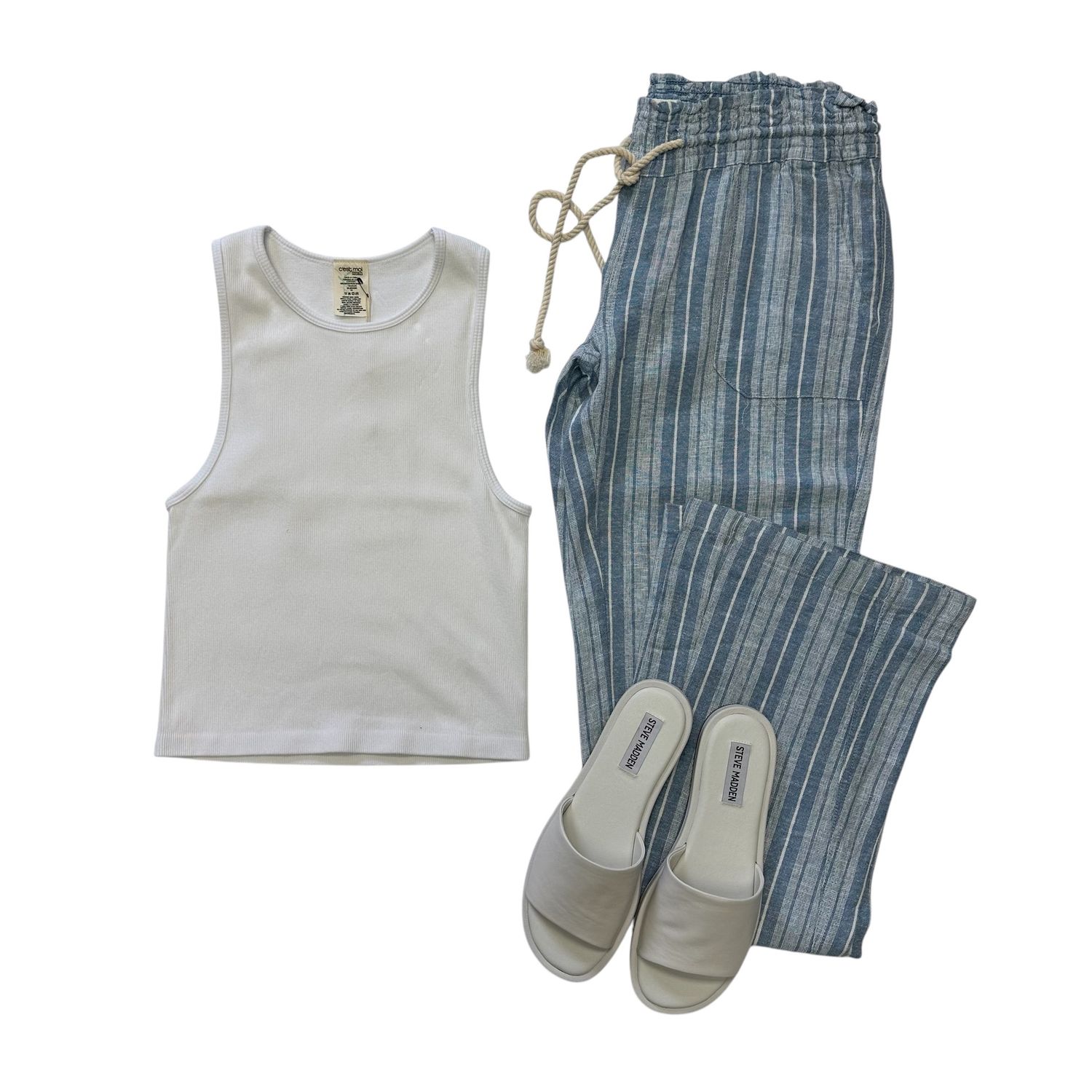 Roxy Oceanside Pant Stripe BLC