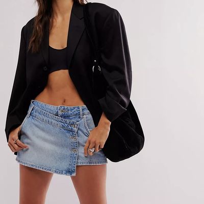 Free People Wynne Denim Skirt
