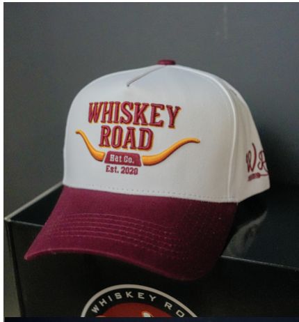 Whiskey Rd Premium Longhorn White Burg Curved Snap