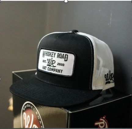Whiskey Rd WR Outlaw Black White Flat Snap