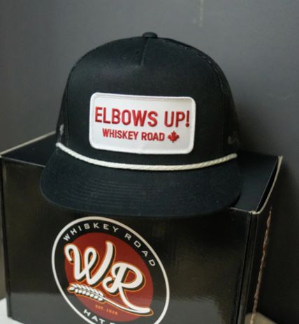 Whiskey Rd Elbows up Black