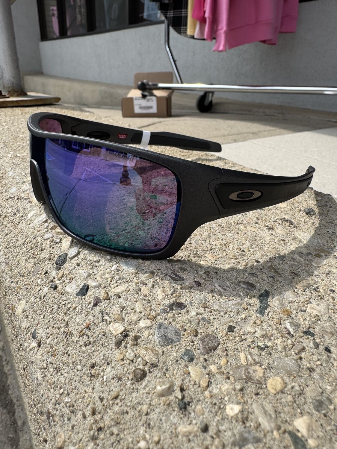 Oakley Turbine Rotor Matte Steel Prizm Violet Polarized