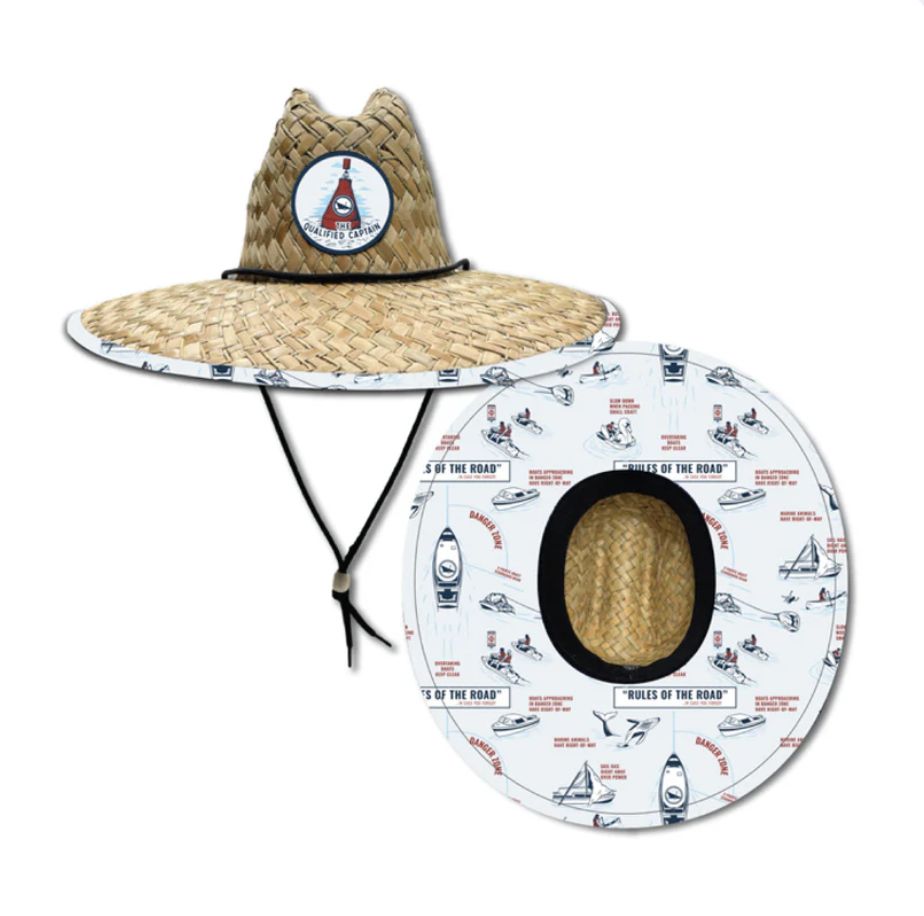 The Qualified Captain Straw Hats Light Blue