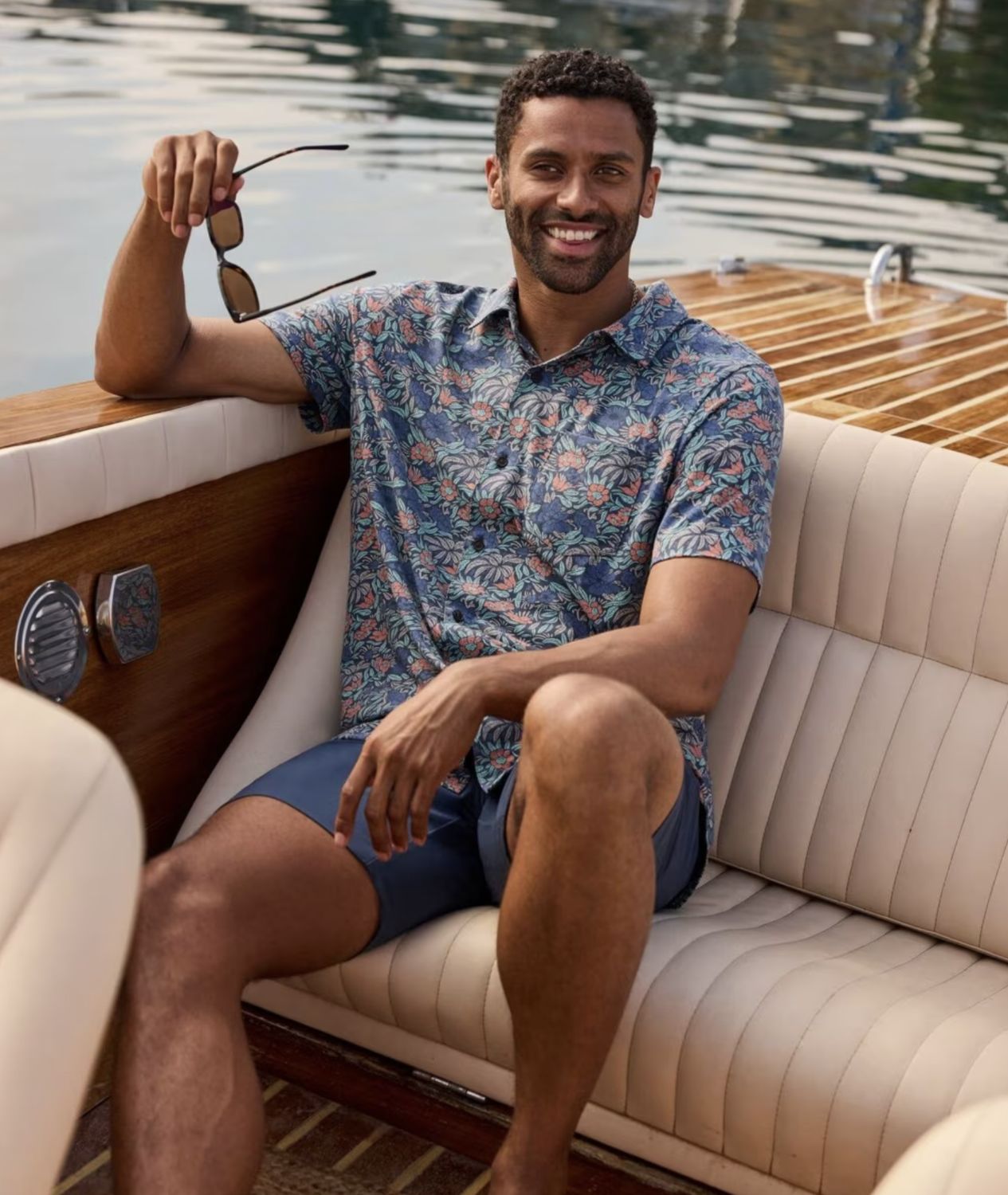Travis Mathew KNIT DAY CRUISE BUTTON-UP Indigo