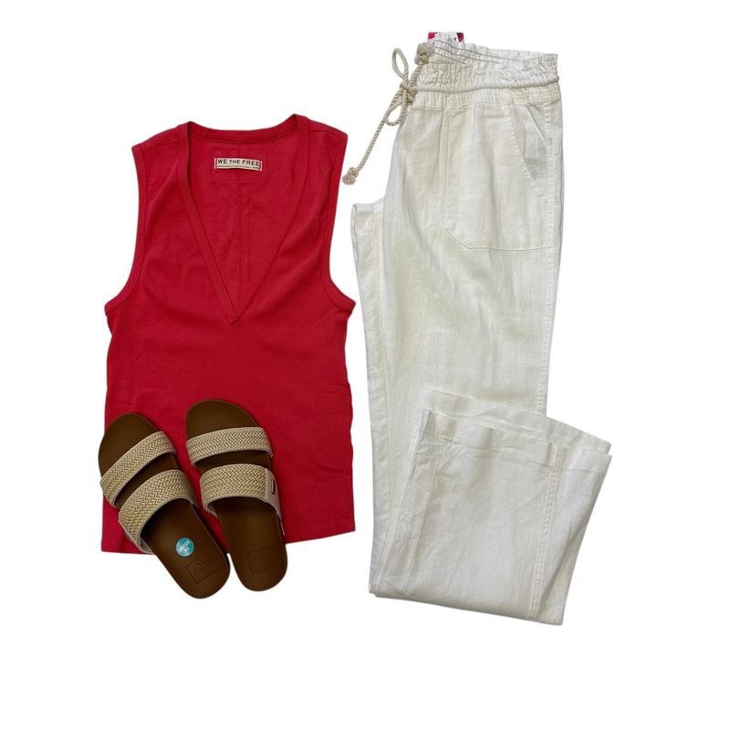 Roxy Oceanside White Pant