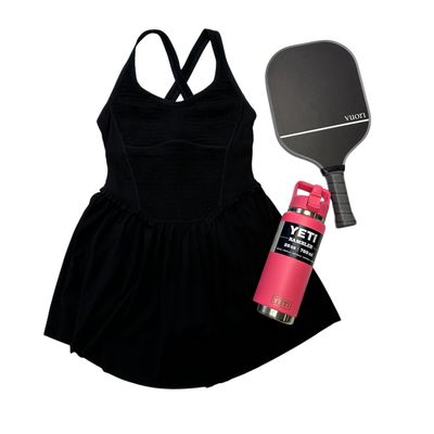 Free People Smockin Hot Dress Black