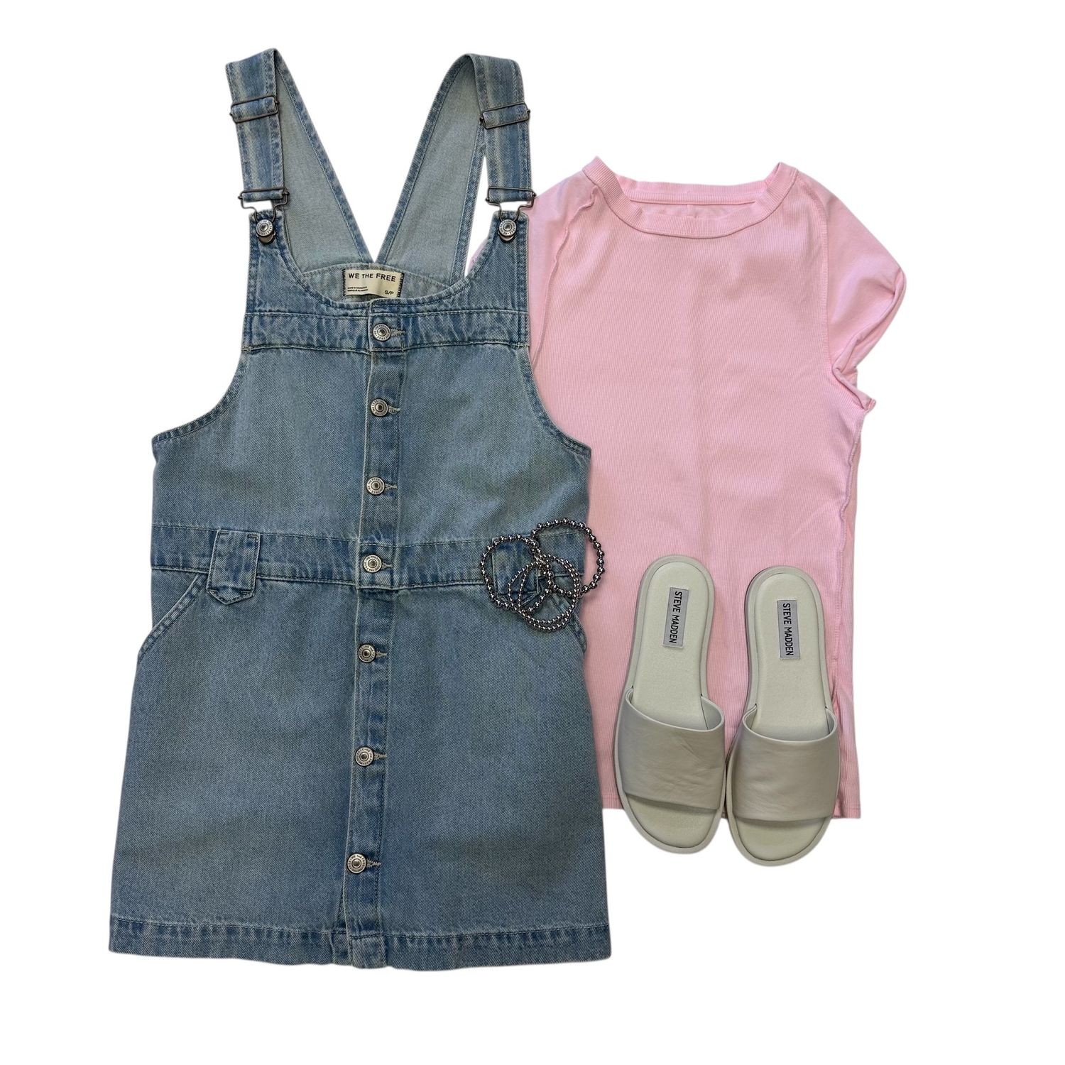 Free People Edie Denim Skirtall