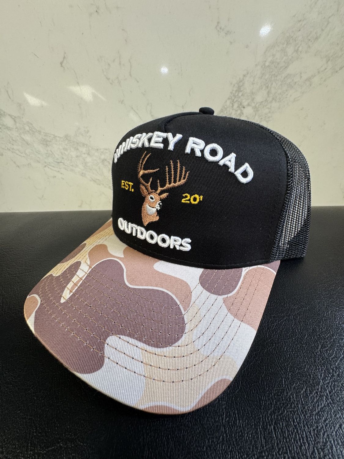 Whiskey Rd Buck Wild Black Camo