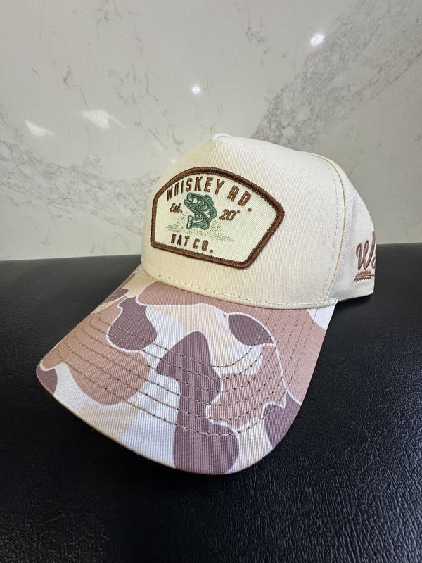 Whiskey Rd Gona Fishing Camo Cream