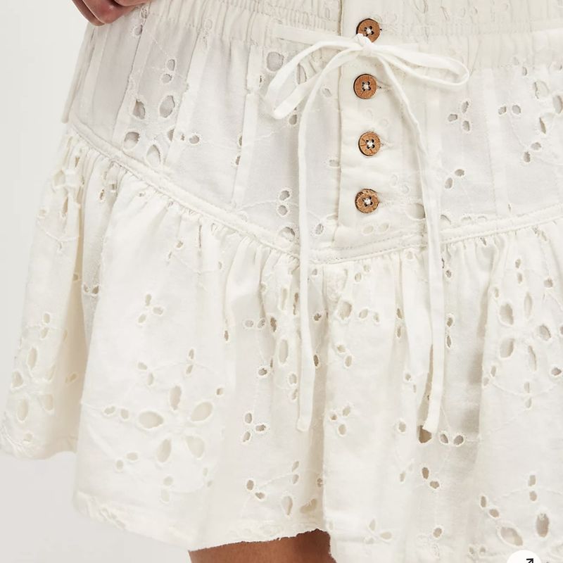 Free People Roselle Eyelet Mini