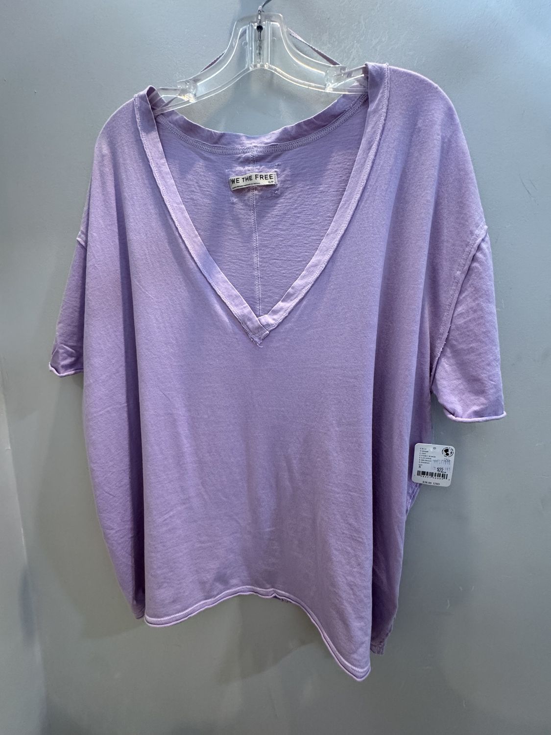 Free People Nina V-Neck Tee Fairy Wings