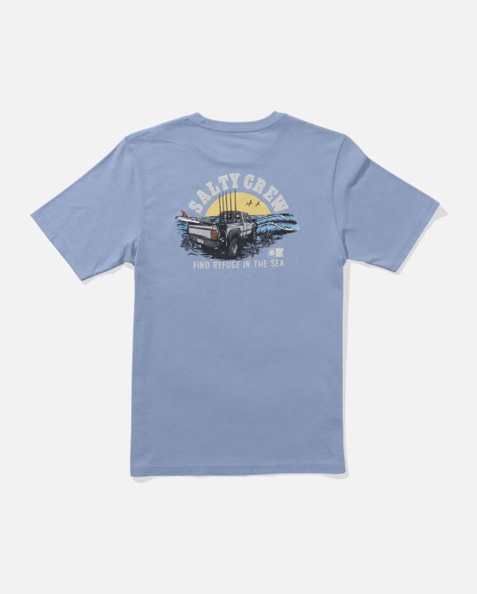 Salty Crew Lifted Boys Tee - Marine Blue