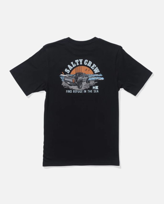 Salty Crew Boys Lifted Tee Black