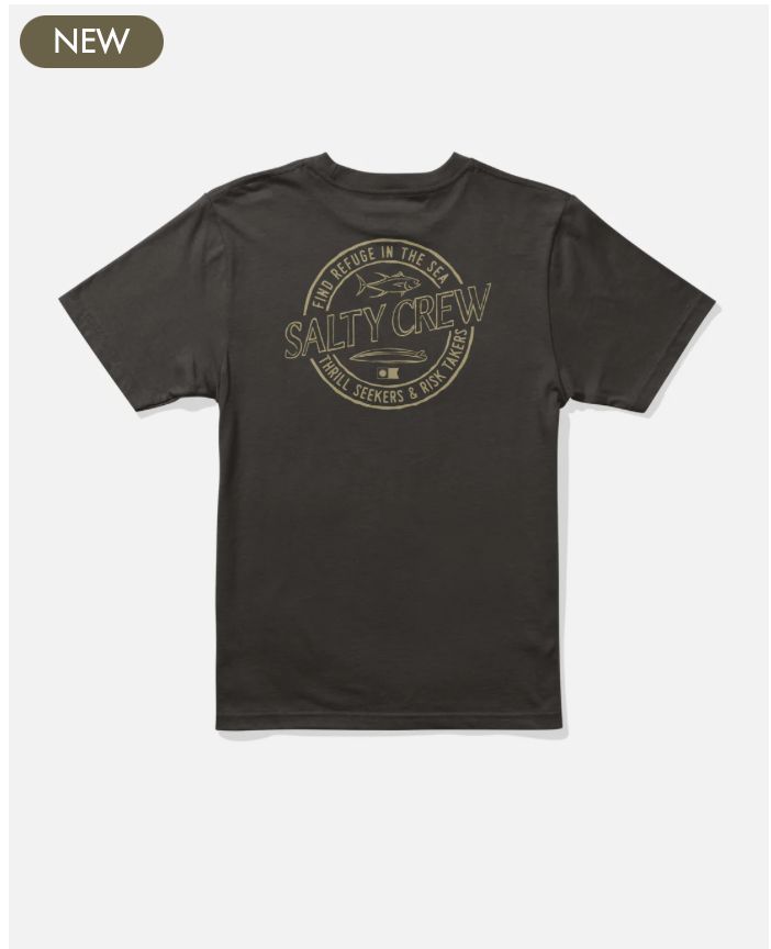 Salty Crew Skewed Boys Tee - Black