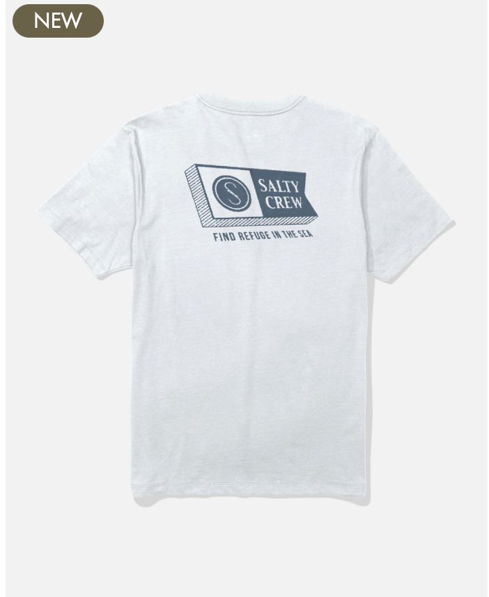 Salty Crew Alphabet Tee - White