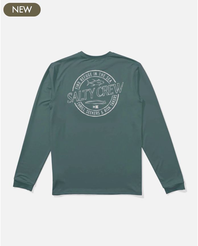 Skewed Long Sleeve Sunshirt - Hydro
